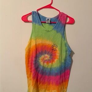 PAWZ Multicolor Tie-Dye Tank